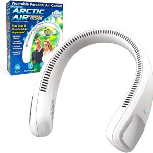 Arctic Air Freedom Portable Personal Air Cooler - 3-Speed Wearable Neck Fan