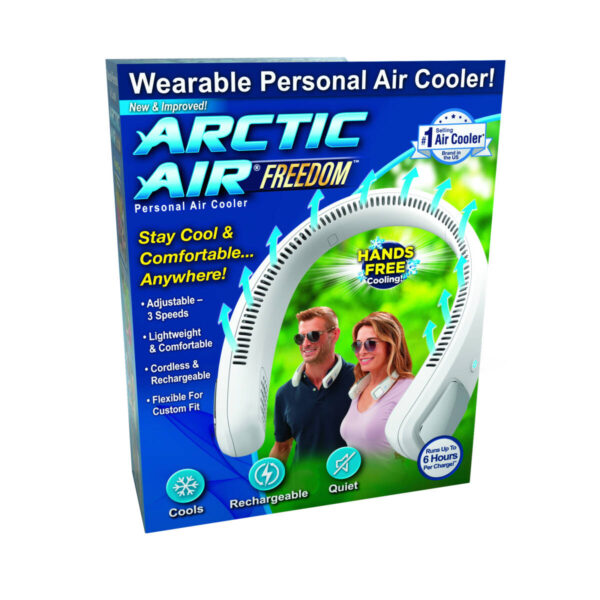 Arctic Air Freedom Portable Personal Air Cooler - 3 Speed Hand-Free Neck Fan