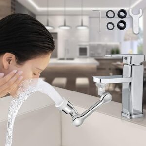 1080° Rotatable Faucet Aerator Bathroom Washbasin Tap Splash Filter Kitchen Faucet Water Saving Bubbler Nozzle