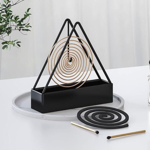 1pc Simple Triangle-Shaped Iron Mosquito Coil Holder