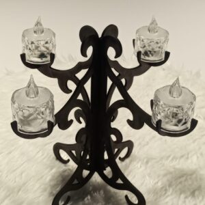 Candle Holder Vintage Style | Decorative Candle Stand for Home, Dining & Wedding Decoration