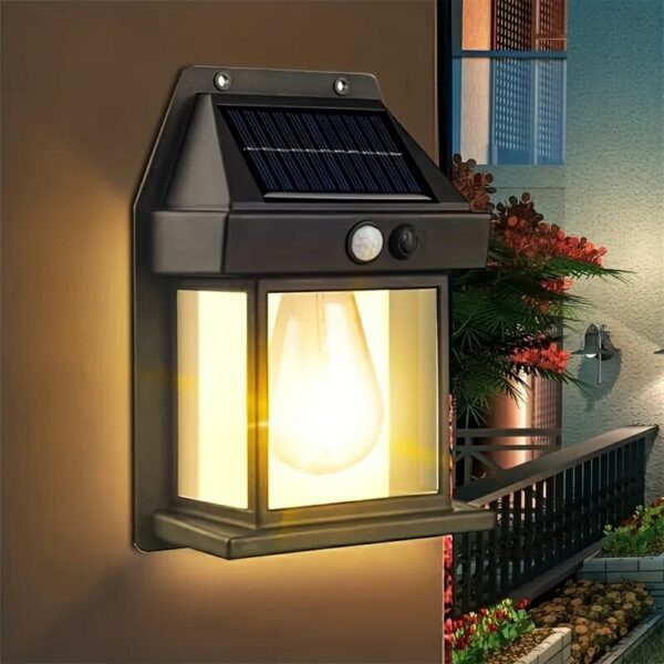 Solar Outdoor Light | Waterproof Intelligent Induction Wall Lamp for Courtyard, Garden, and Villa | Night Lighting