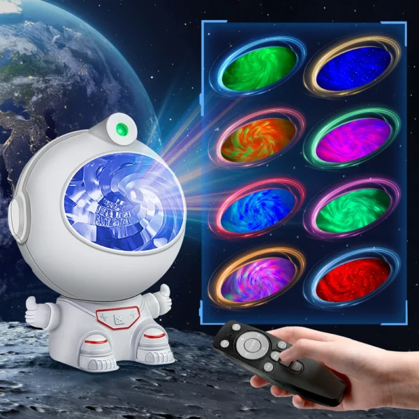 Astronaut Star Projector - Kids Night Light & Nebula Galaxy Projector