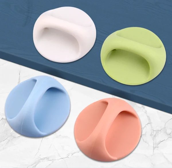 Door Handles Multi-Purpose Round Self Adhesive Instant Sticker Plastic Cabinet/Drawer Handle