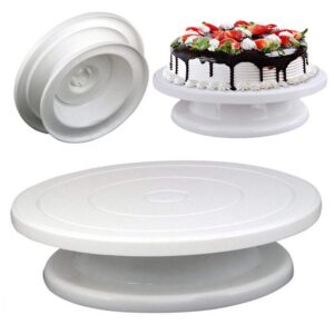 Cake Turntable Decorating Stand (28CM) | Smooth Rotation for Perfect Cakes