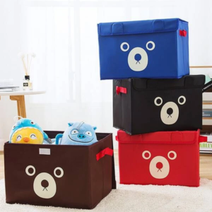 1 Pc Panda Design Folding Storage Bins Quilt Basket Kid Toys Organizer Storage Boxes Cabinet Wardrobe Storage Bag