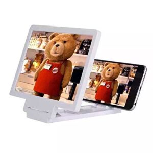 8-Inch 3D Mobile Screen Magnifier with Phone Stand