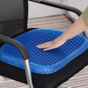 Egg seater, Gel seat cushion, support cushion, Breathable Honeycomb Design For Chair Car Office, Best Design to Absorb Pressure on Driver's Seat, Office seat, House seats (without Cloth)